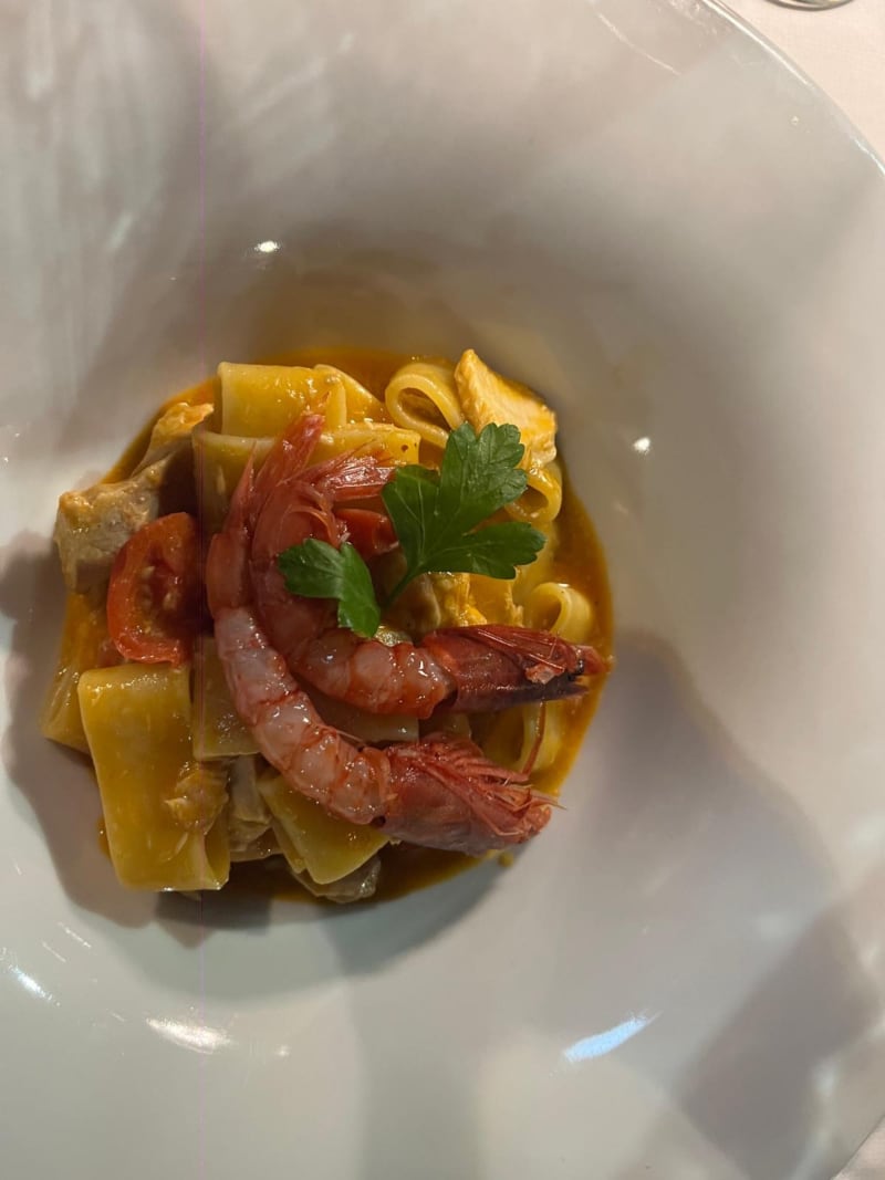 Calamarata ricciola e gambero Rosso  - L'Arco dei Cappuccini, Taormina