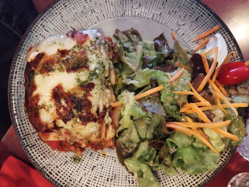 Lasagnes végé du bistrot - La Chope, Paris