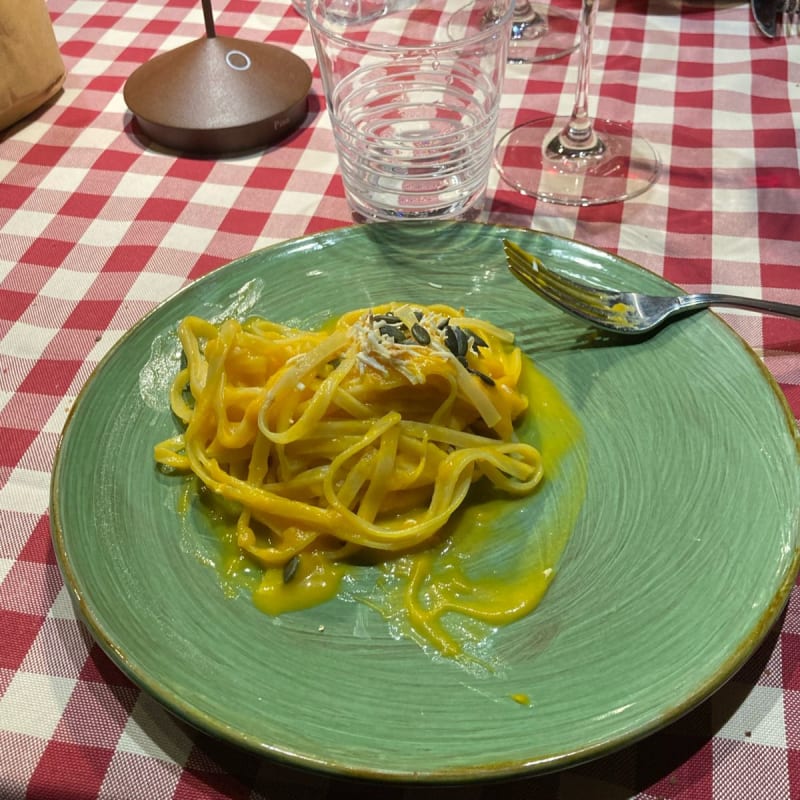 Tagliolini alla zucca - Agriosteria Ai Brillanti, Venice