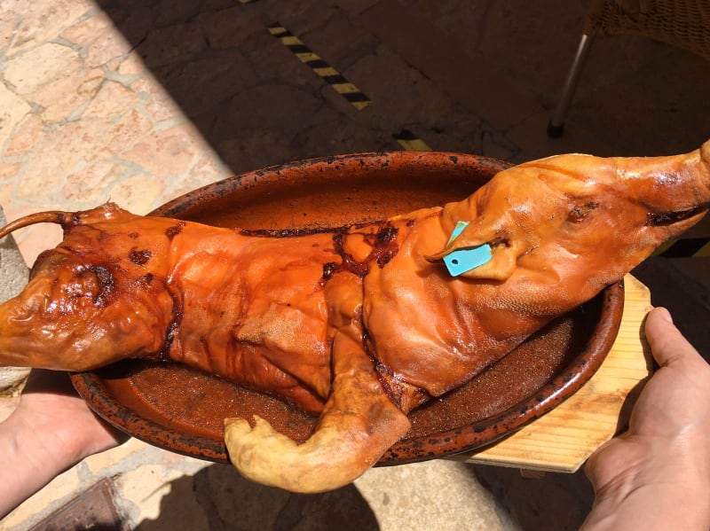 Cochinillo asado - Asador El Panadero, Sepulveda