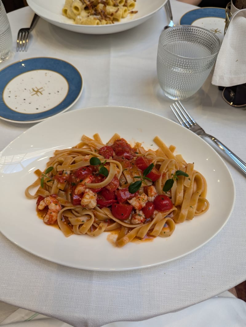 Fettuccella gamberi rossi - Aquamarina, Rome