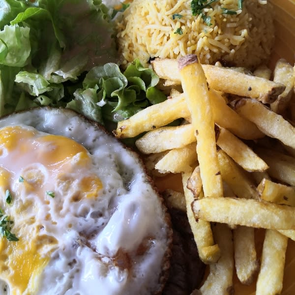 Bien garni avec son riz au safran - Obrigado, Paris