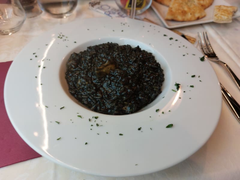 Risotto  al nero di seppia - Sapori di Mare, Venice