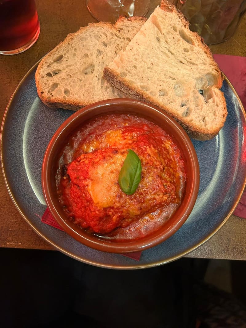 Parmigiana di melanzane - Rua Taverna Gastronomica Italiana, Barcelona