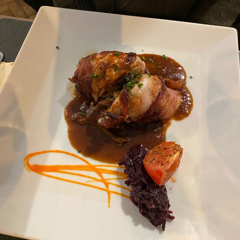 Cuisse de poulet farcie au foie gras - Au Tilleul, Hœnheim