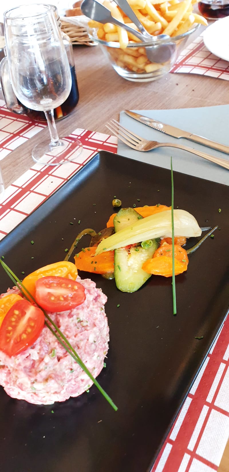 Tartare Coupé Au Couteau  - Au Tilleul, Hœnheim