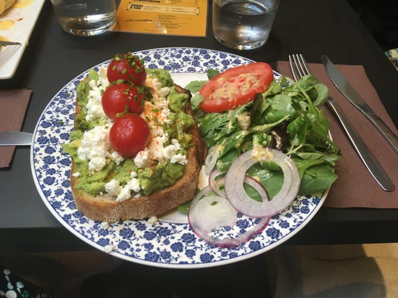 Avocado toast - Brunch Club, Toulouse