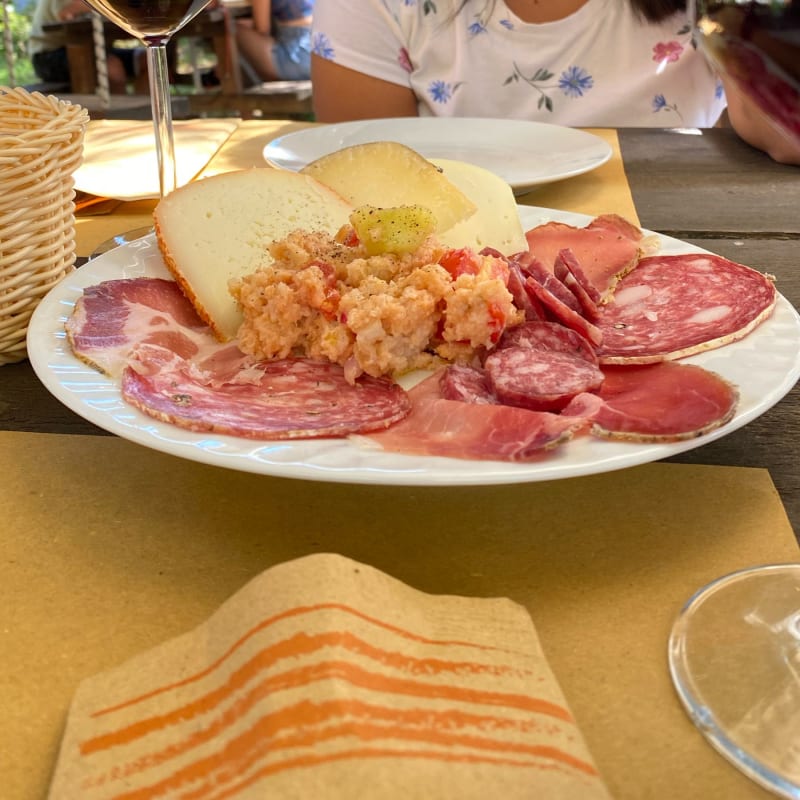 Salumi, prosciutto crudo, formaggi di pecora, panzanella - Trattoria Non Solo Bar Rendez Vous, Pienza