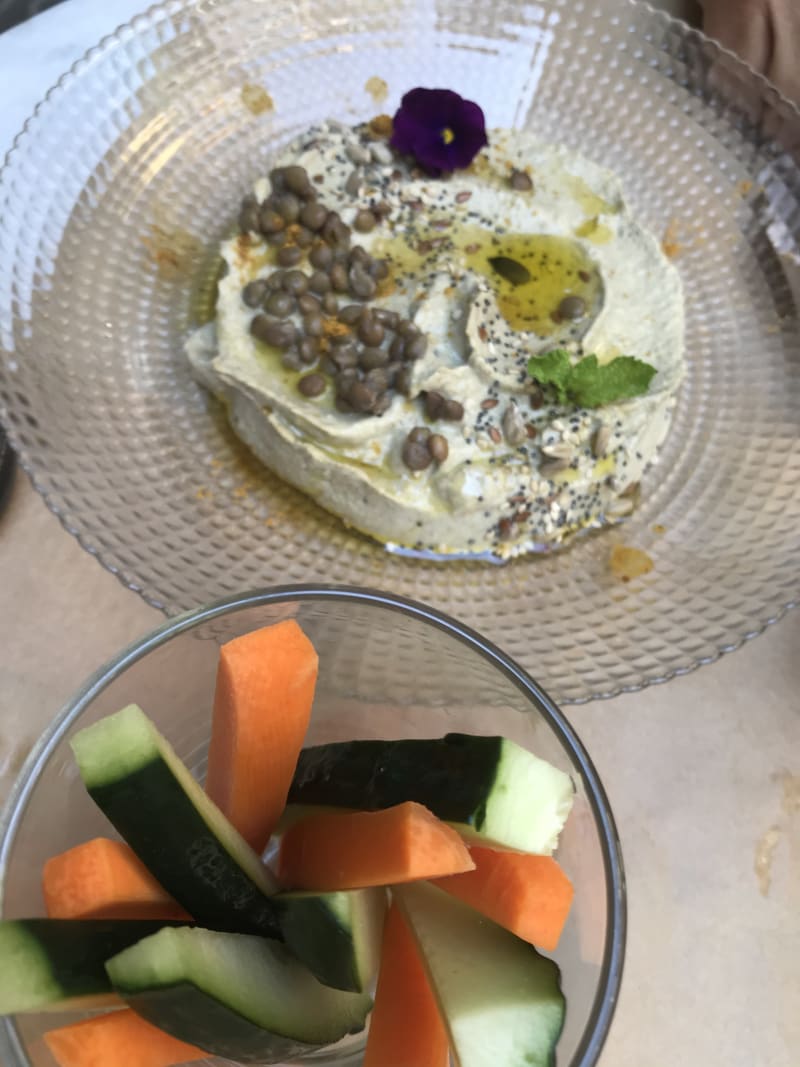 Hummus de lenteja - Verde Amore, Barcelona