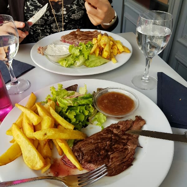 entrecôte et bavette d aloyau - Le Verre Galant, Paris