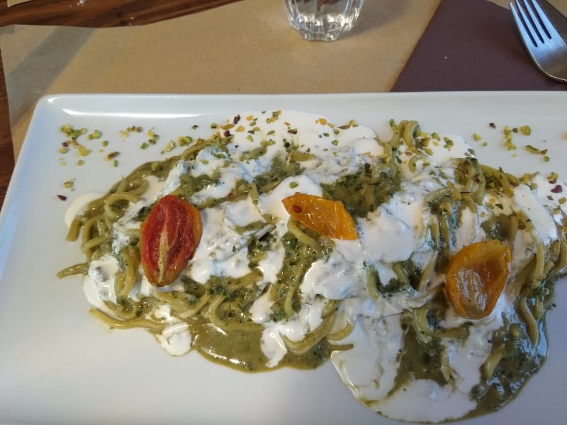 Tajarin al pesto - Agriturismo La Fucina