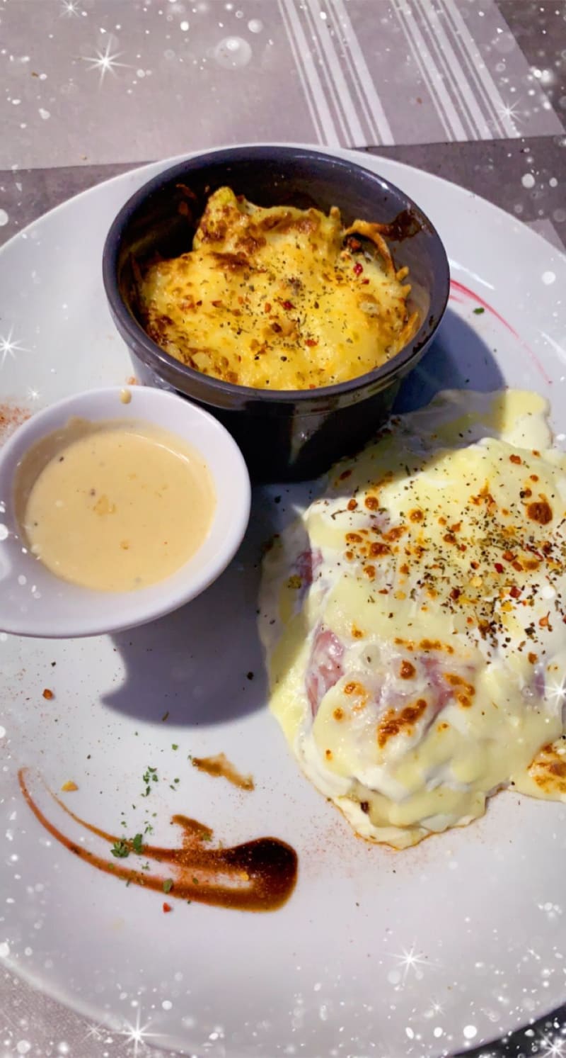 Escalope saltimboca avec gratin dauphinois - Restaurant No Time's, Maisons-Alfort