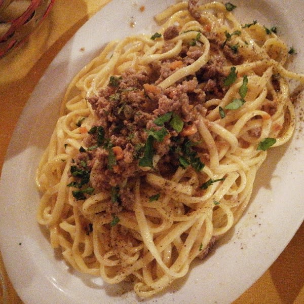 Tagliatelle al ragù di cinghiale - La Muscandia