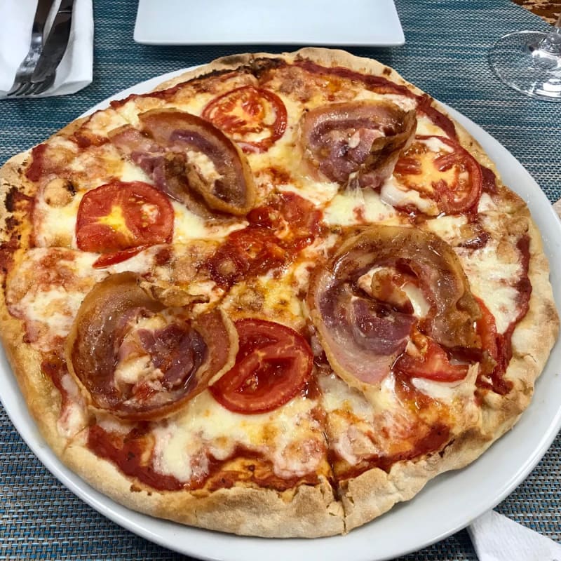 Pizza de panceta  - Casa Vecchia, Madrid