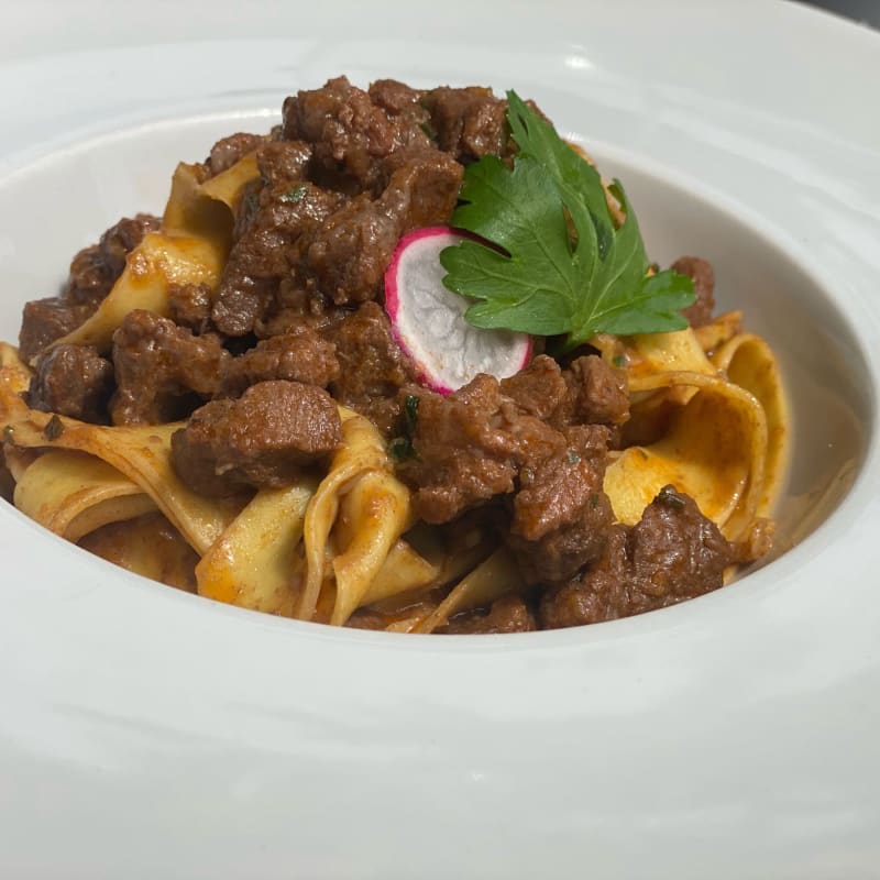 Tagliatelle al ragù di cinghiale  - Villa Sabolini