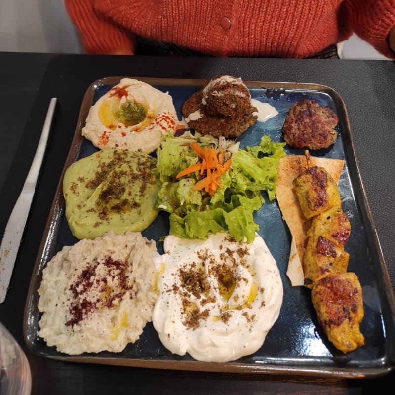 Assortiment de mezzés - Palestinian, Lille