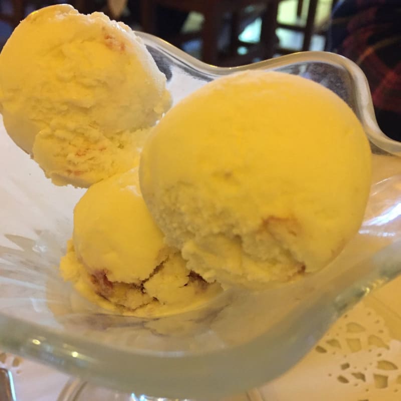 Gelat de pastís de formatge - La Taverna del Bon Vi, Girona