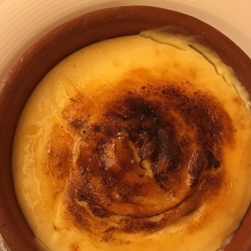 Crema catalana - La Taverna del Bon Vi, Girona