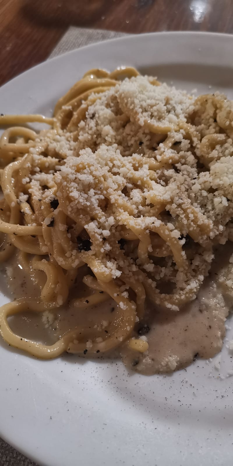 Cacio e pepe - Hostaria Edmondo, Rome