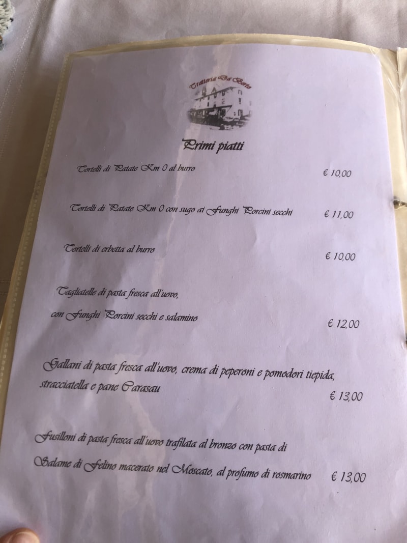 Trattoria Da Berto, Comacchio