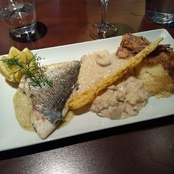 dorade rizzoto et gratin dauphinois - Brasserie des Esselières, Villejuif