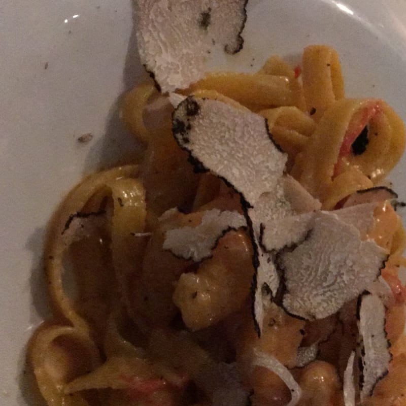 Gamberi e tartufo - Osteria del Sognatore -Milano, Milan