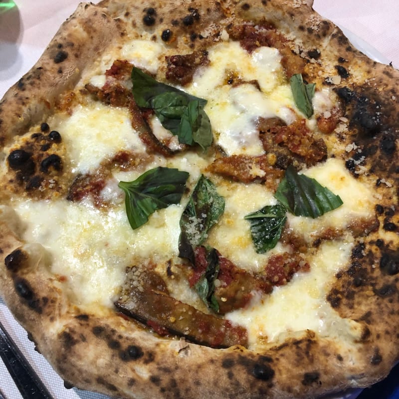 Pizza con parmigiana - Santa Maria