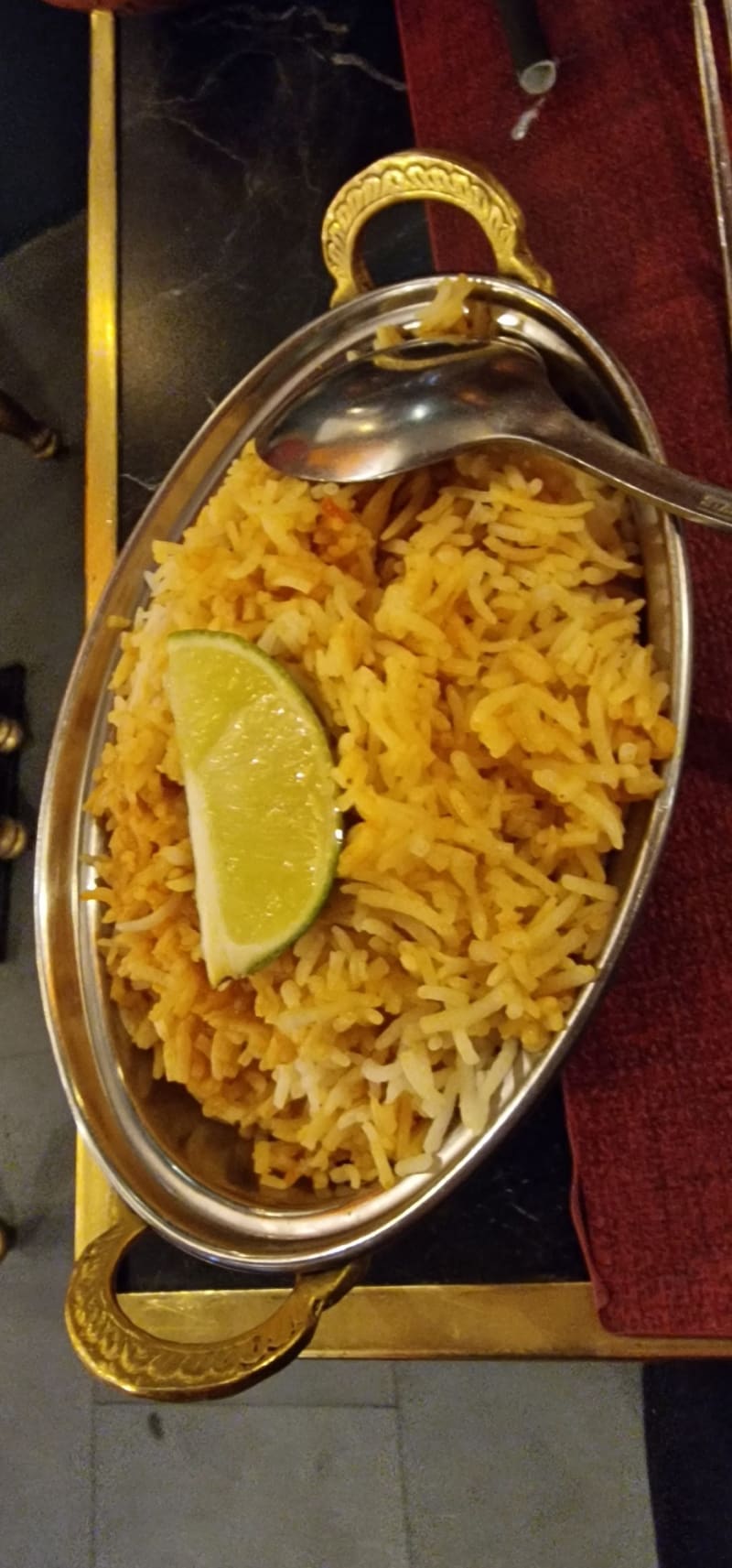 Riz au citron - Le Darshana, Geneva