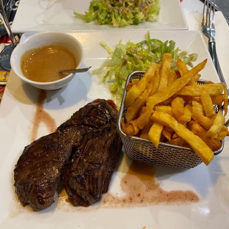 Onglet de boeuf - Café Millésimes, Paris