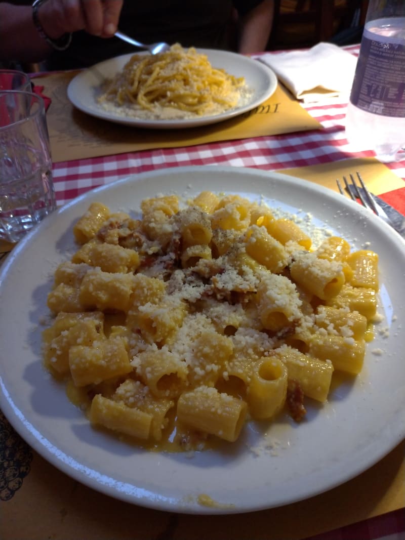 Mezze Maniche Alla Carbonara - Achille al Pantheon, Rome