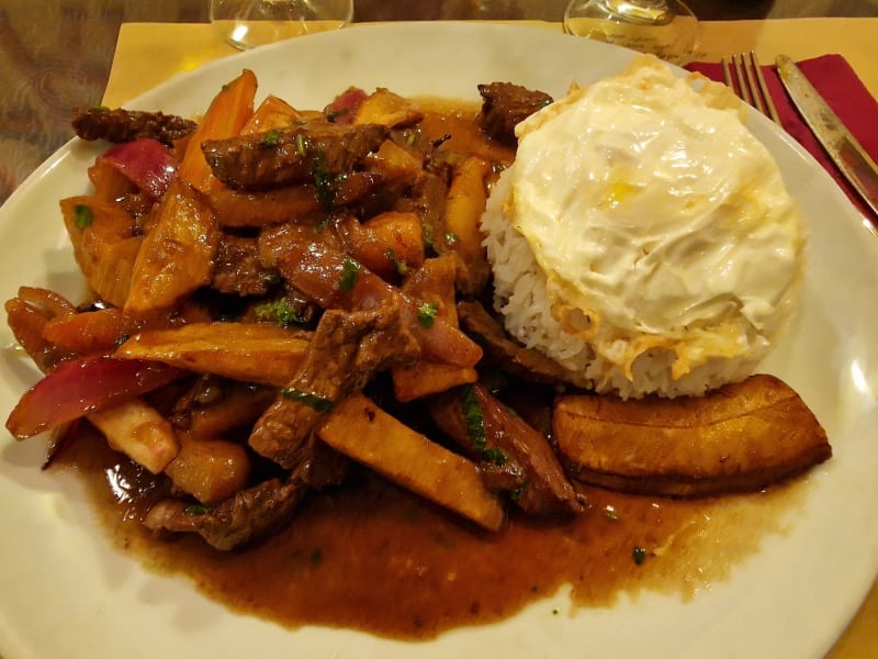 Lomo saltado a lo pobre  - Mi Tierra, Rome