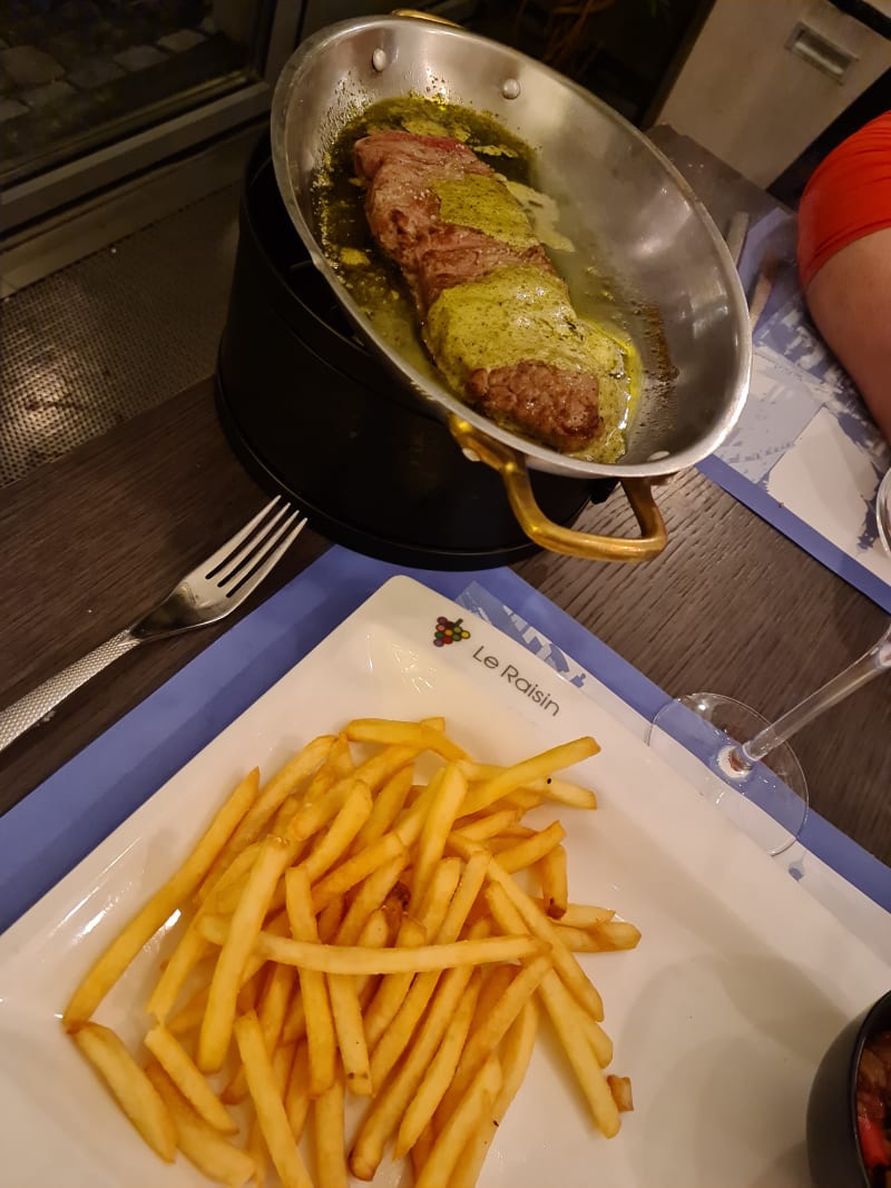 Entrecôte café de Paris  - Le Raisin, Lausanne