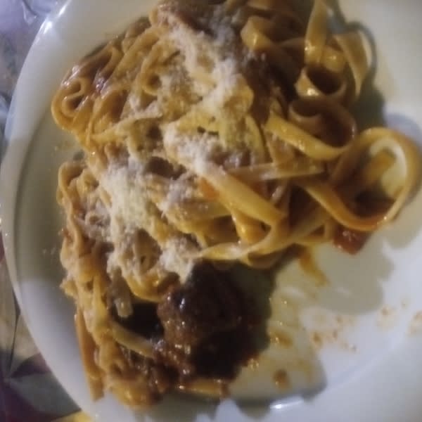 Tagliatelle con goulash - Al Poeta