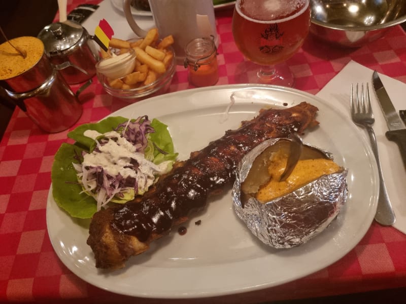 Mozart, More than just Ribs Bruges in Brugge Menu, openingsuren