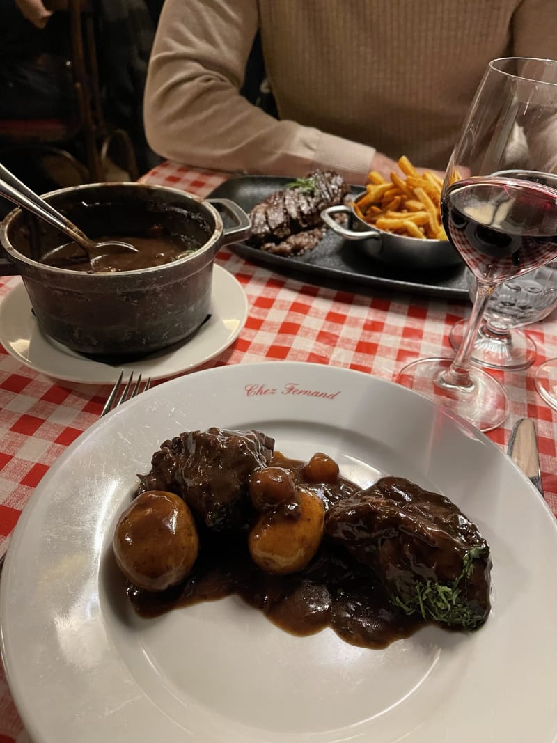 Restaurant Chez Fernand Christine à Paris Menu, avis, prix et