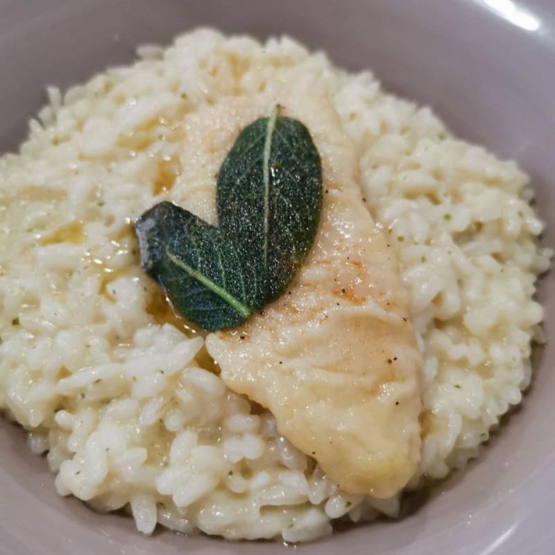 Risotto al persico - Osteria del Lago