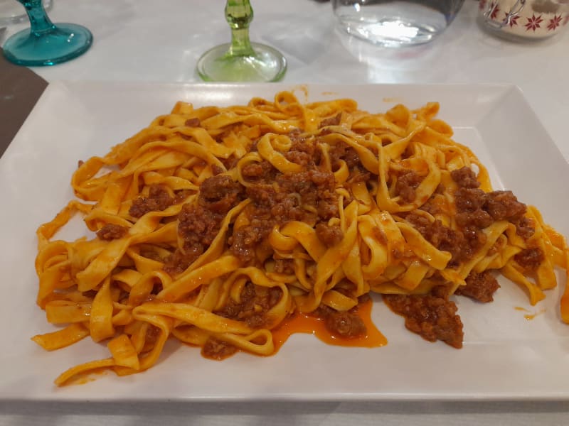 Tagliatelle alla bolognese - Trattoria Siro, Bologna