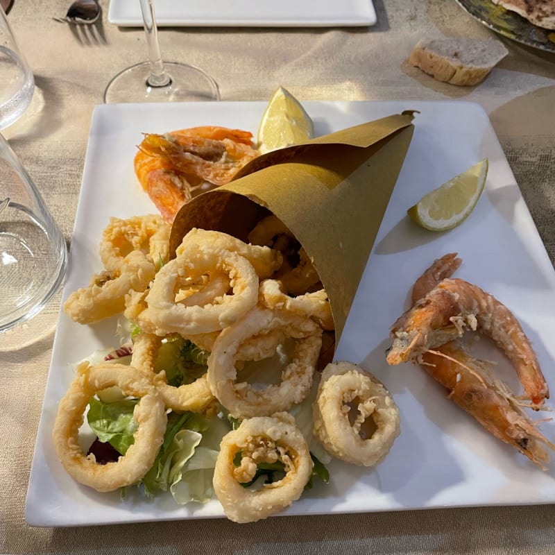 Fritto di calamari e gamberi - Cantina della Vetra, Milan