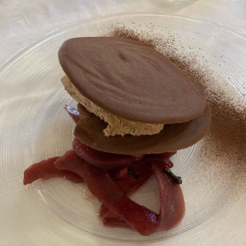 Millefoglie con mousse di cioccolato e pera al reciditi - Antico Ristoro