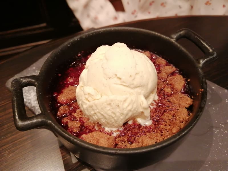 Hot Crumble Au Fruit Rouge  - Au Bureau - Cesson