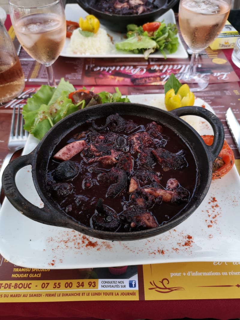 Daube de poulpes au vin rouge, nickelé - La Table de Maitre Panisse, Port-de-Bouc