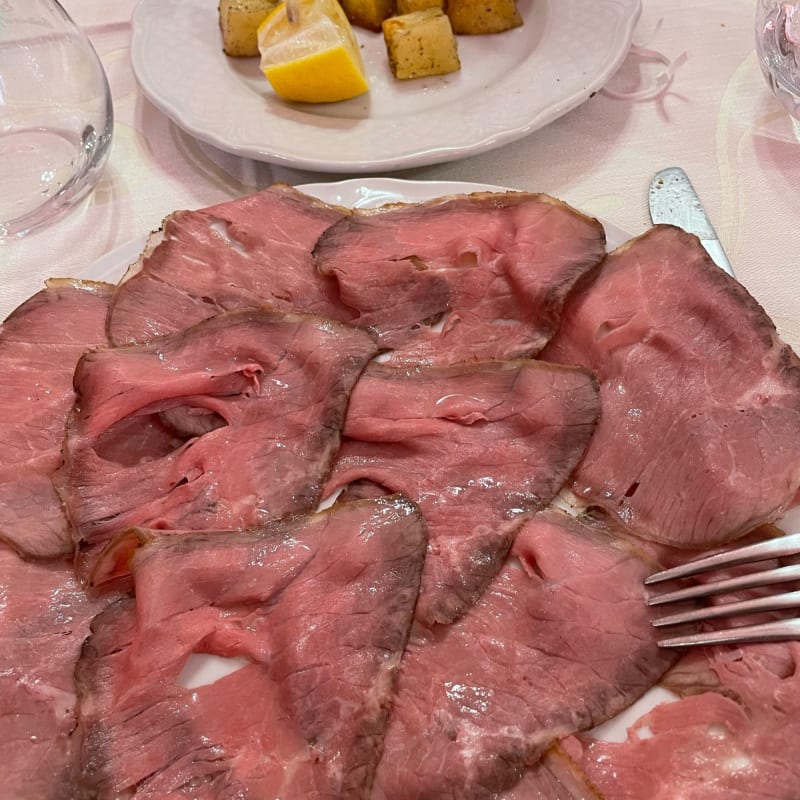 Roast beef con patate - Trattoria al Post Giust