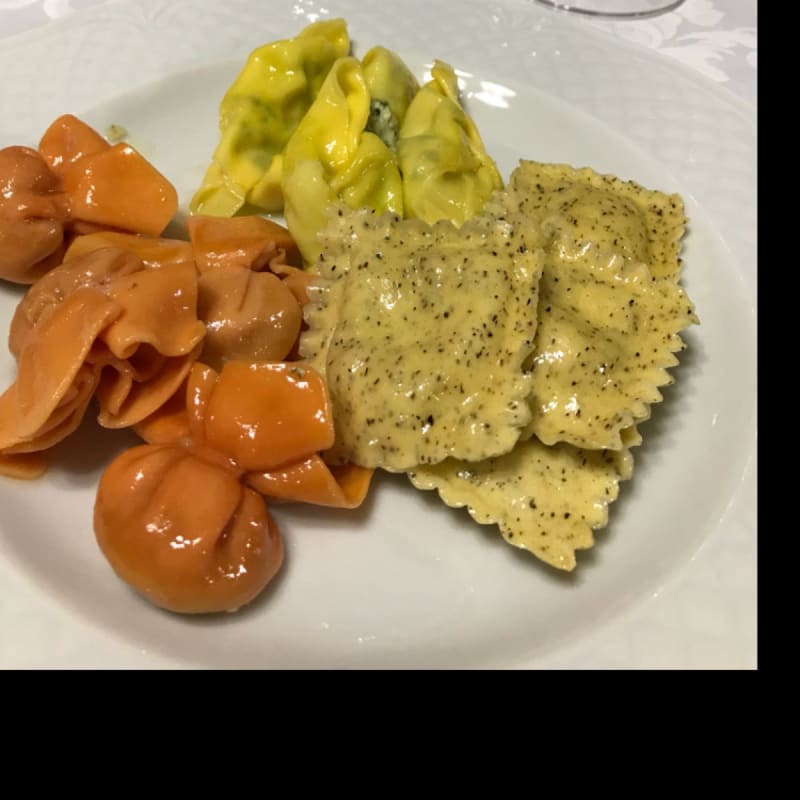 Tris di ravioli - Trattoria al Post Giust