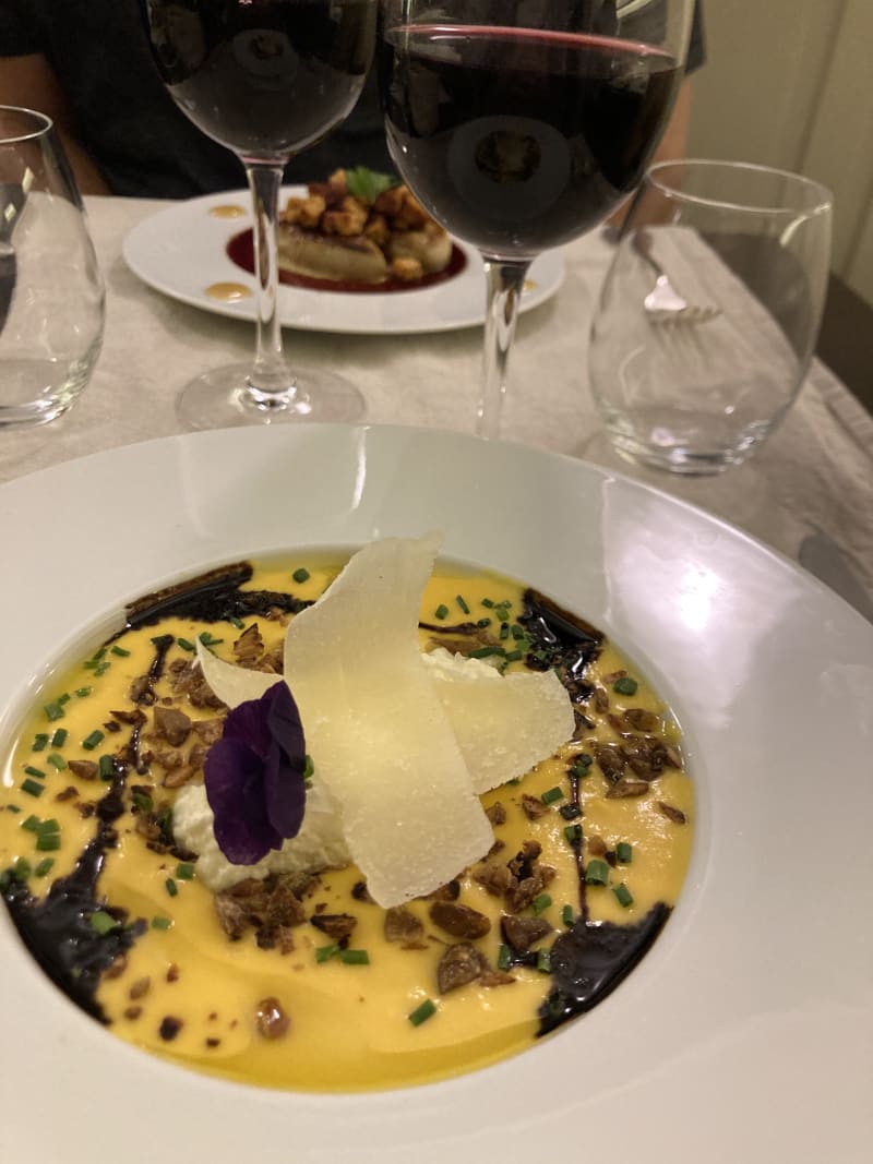 Seasonal Pumpkin Soup - Chez Gabrielle, Paris