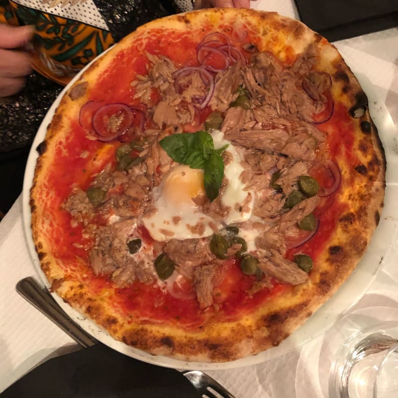 pizza tonno y cipollo (sans fromage) - La Taverne de Palerme, Nogent-sur-Marne