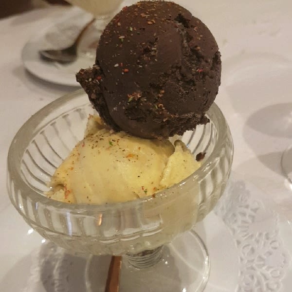 Glace vanille chocolat - Kessari Inde