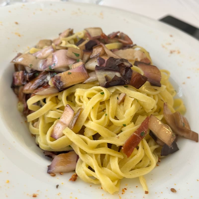 Tagliatelline con radicchio  - Ristorante Molino Rosso, Imola