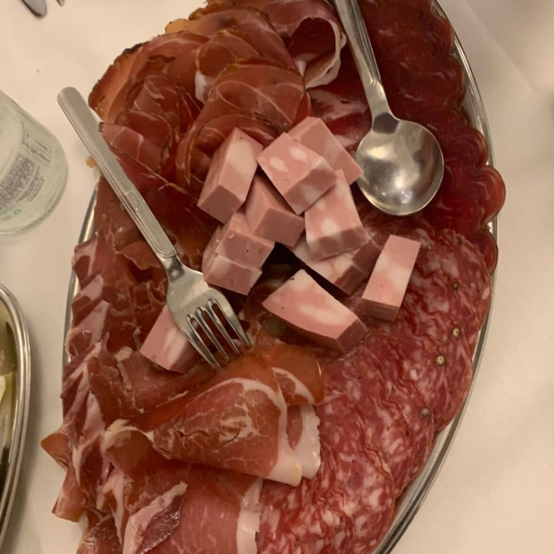 Antipasto: mix di affettati - Ristorante Molino Rosso, Imola