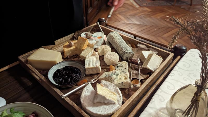 plateau de fromages - Château de la Rapée