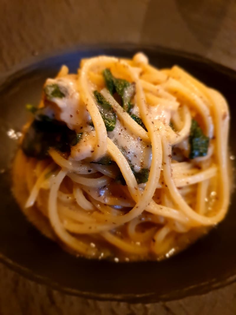 pasta met parmezaan en truffel - Trattoria Rodolfo, Nootdorp